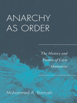 cover image of Anarchy as Order